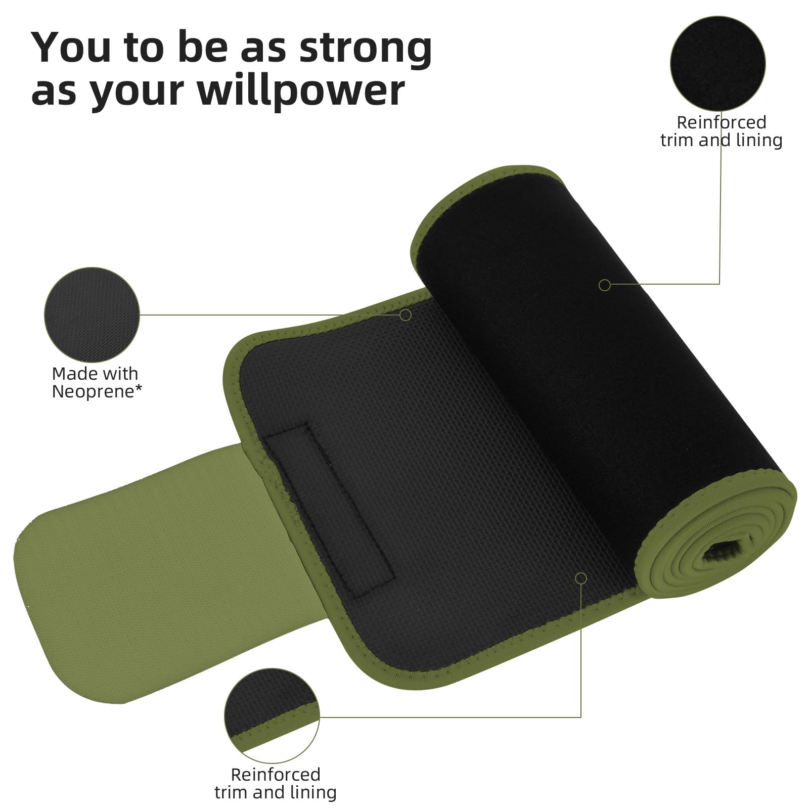 ZPP Waist Trainer for Women and Men, Neoprene Sweat Band Waist Trimmer Belt Slimming Stomach Wrap for Workout
