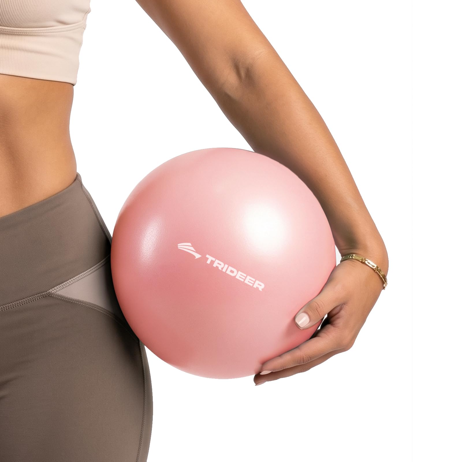 Trideer Exercise Ball for Yoga, Pilates & Fitness – Stability Ball Equipment for Home Gym & Office Chair, Core & Balance Training Accessories, Physical Therapy Equipment, Quick Pump Included, 5 Sizes