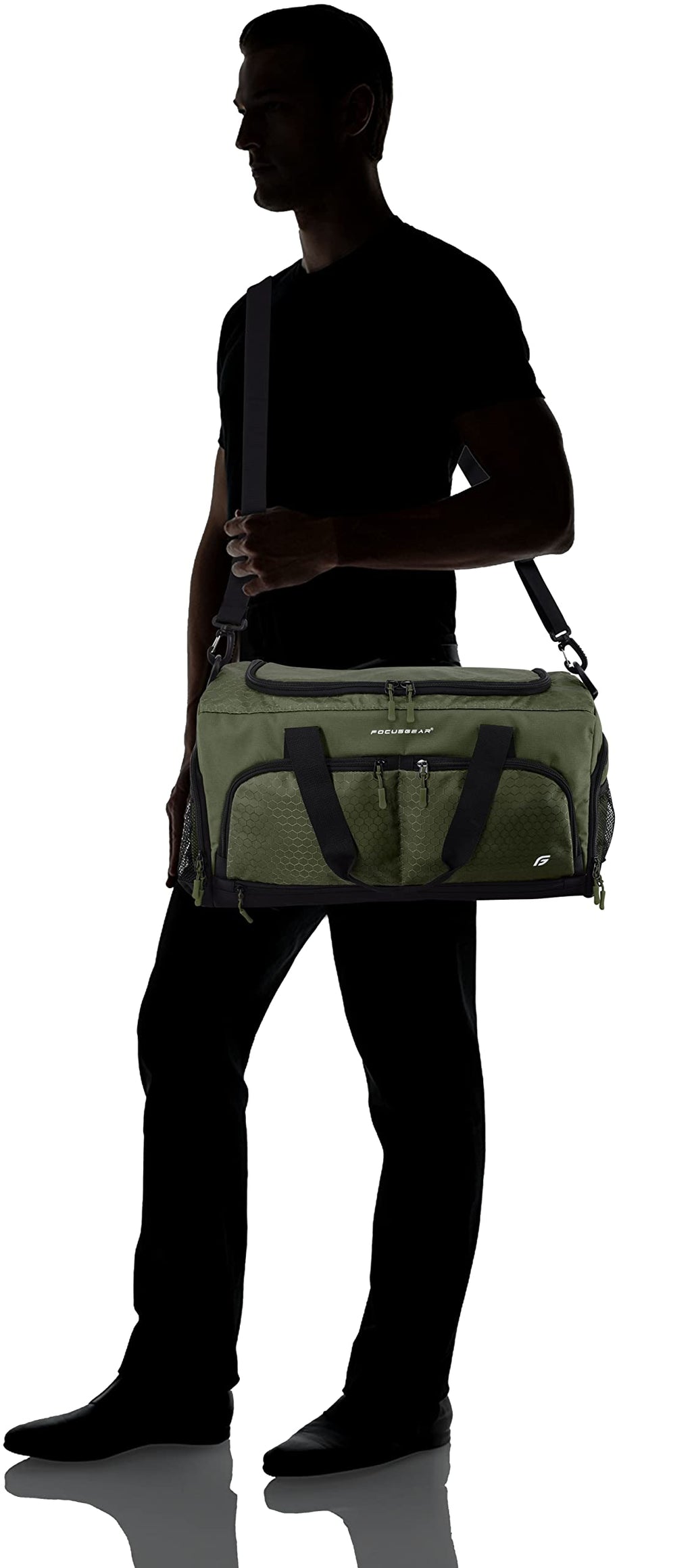 Ultimate Gym Bag 2.0: The Durable Crowdsource Designed Duffel Bag with 10 Optimal Compartments Including Water Resistant Pouch