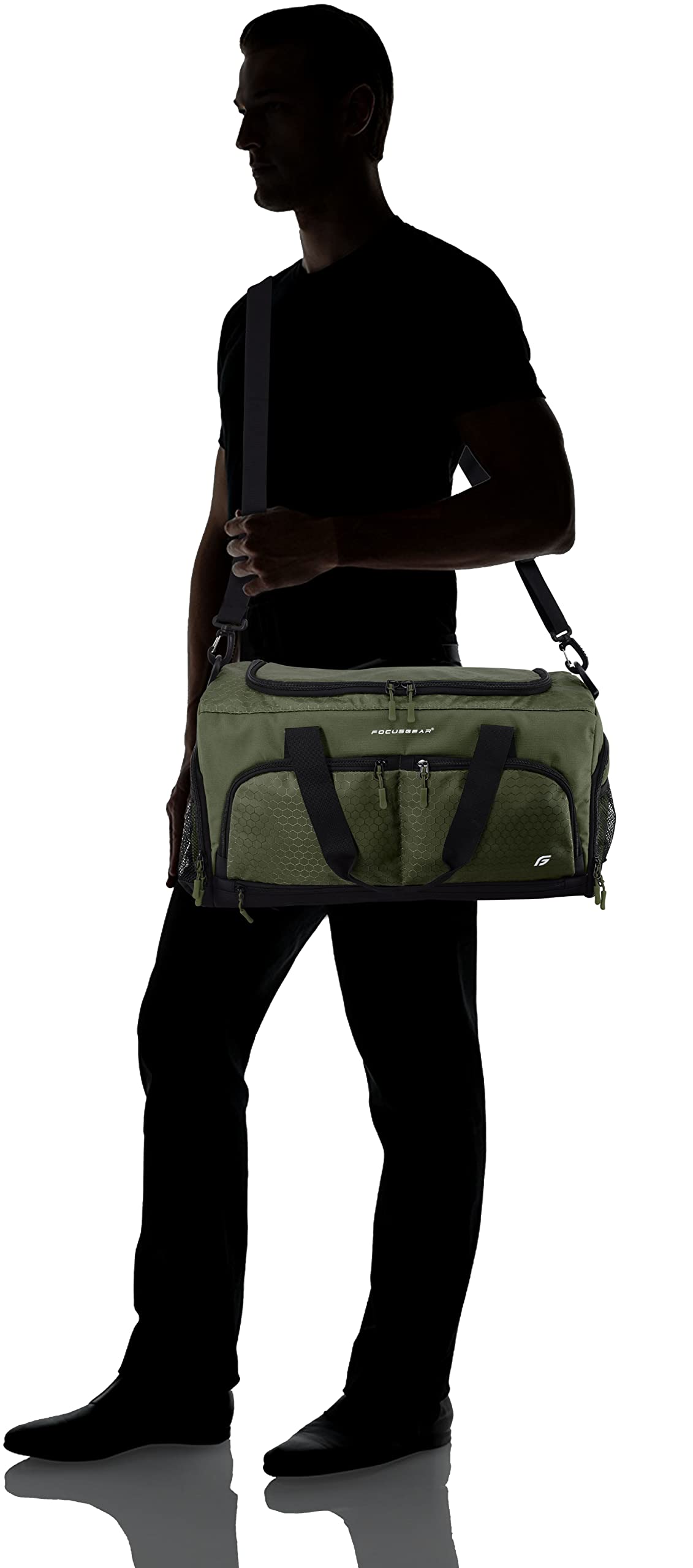 Ultimate Gym Bag 2.0: The Durable Crowdsource Designed Duffel Bag with 10 Optimal Compartments Including Water Resistant Pouch