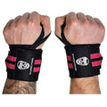 Gymreapers Weightlifting Wrist Wraps (IPF Approved) Professional Quality Wrist Support with Heavy Duty Thumb Loop - Best Wrap for Powerlifting Competition, Strength Training, Bodybuilding