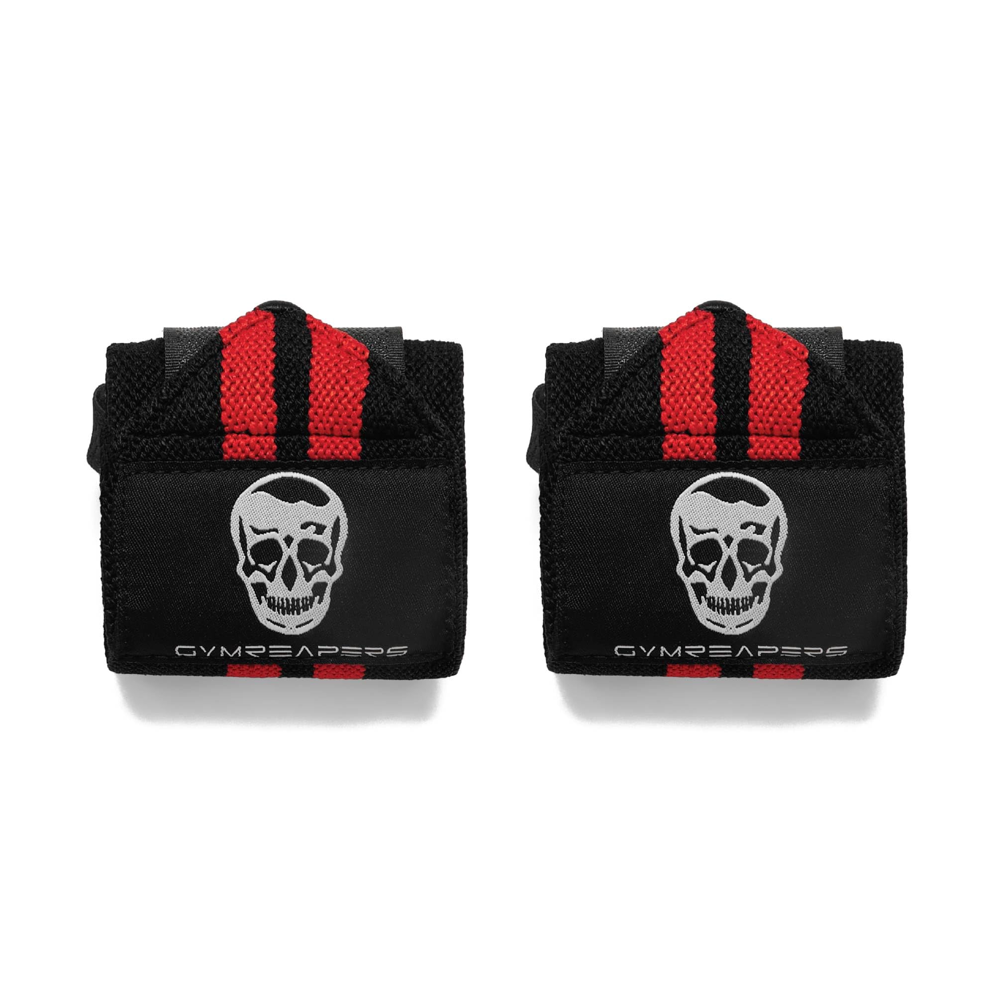 Gymreapers Weightlifting Wrist Wraps (IPF Approved) Professional Quality Wrist Support with Heavy Duty Thumb Loop - Best Wrap for Powerlifting Competition, Strength Training, Bodybuilding