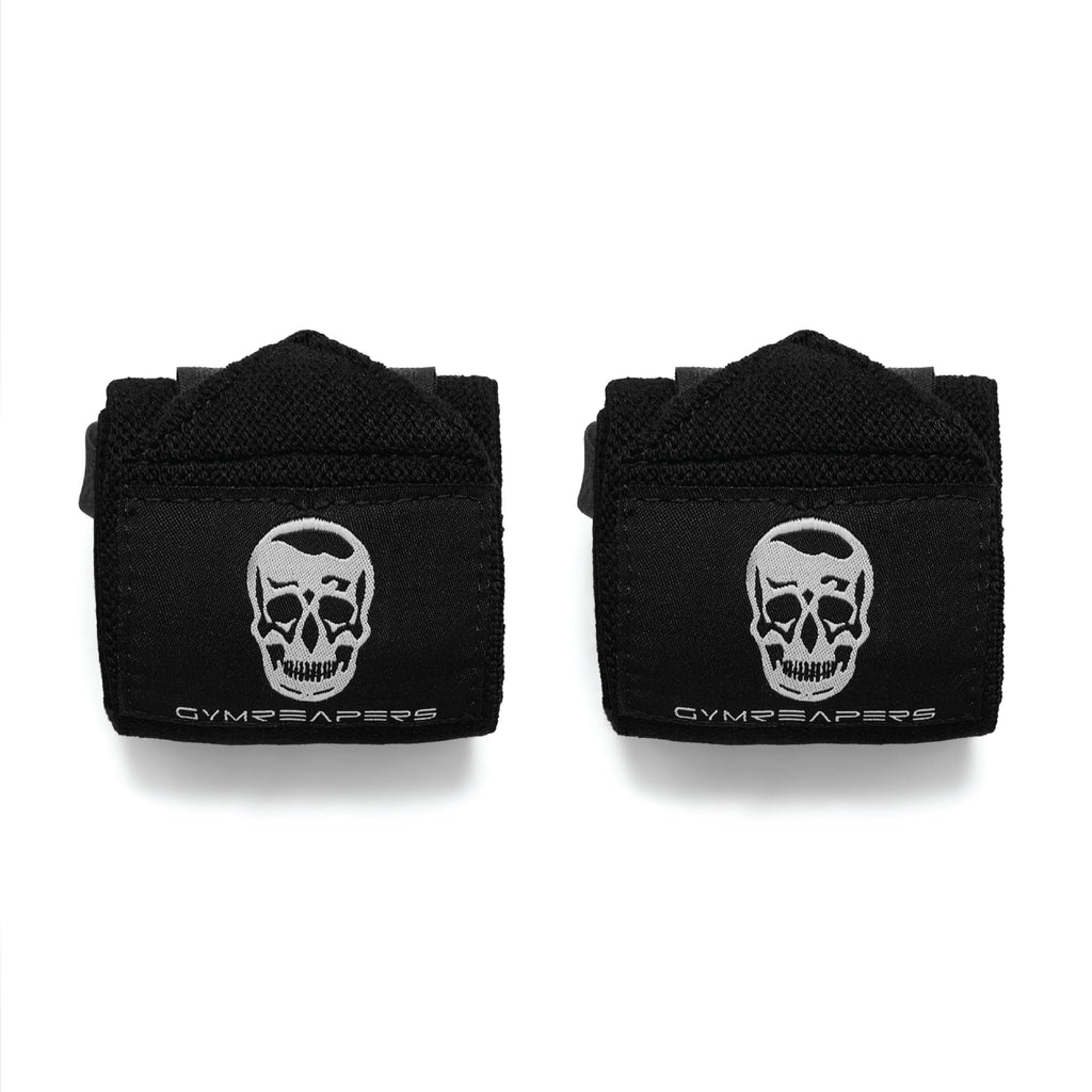 Gymreapers Weightlifting Wrist Wraps (IPF Approved) Professional Quality Wrist Support with Heavy Duty Thumb Loop - Best Wrap for Powerlifting Competition, Strength Training, Bodybuilding