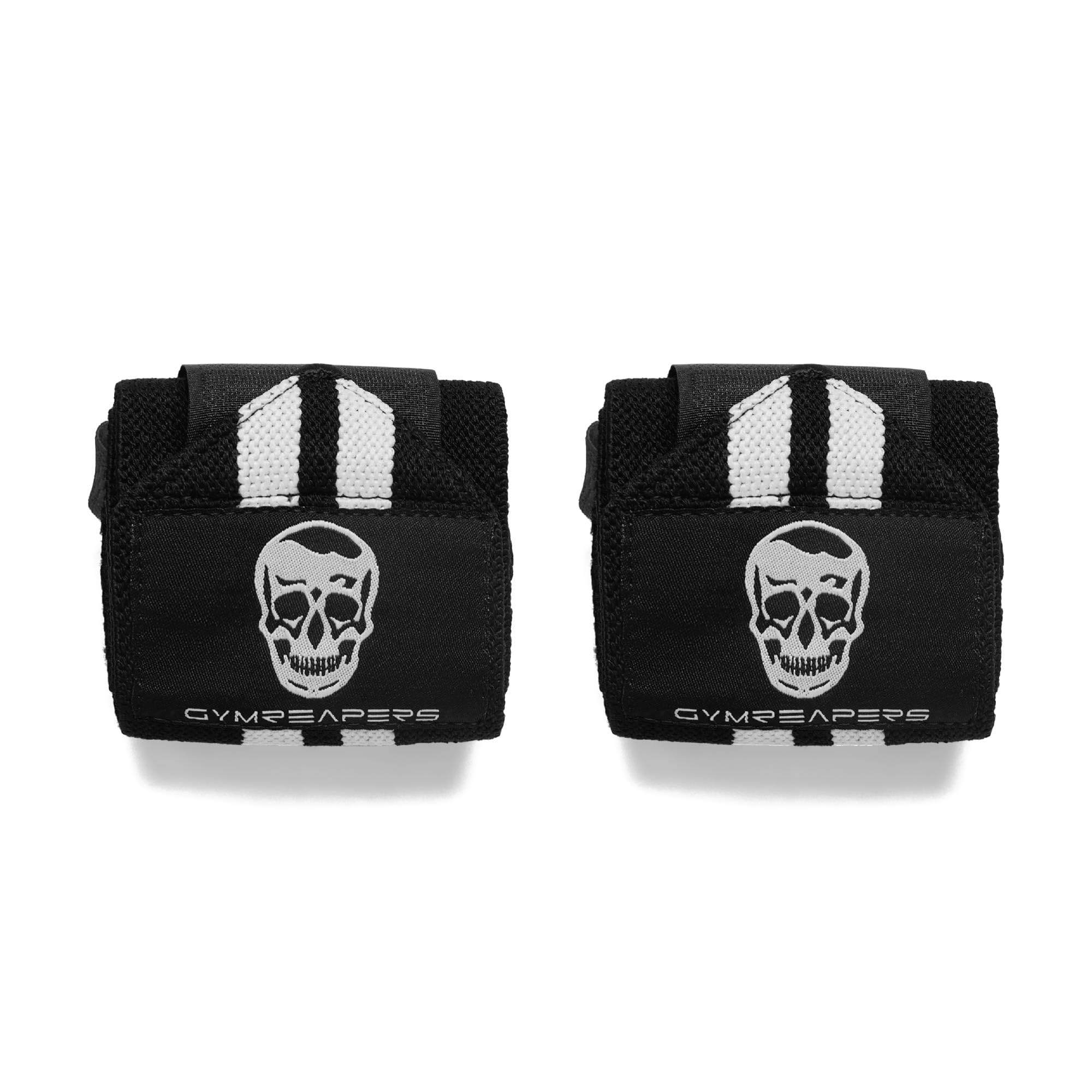 Gymreapers Weightlifting Wrist Wraps (IPF Approved) Professional Quality Wrist Support with Heavy Duty Thumb Loop - Best Wrap for Powerlifting Competition, Strength Training, Bodybuilding