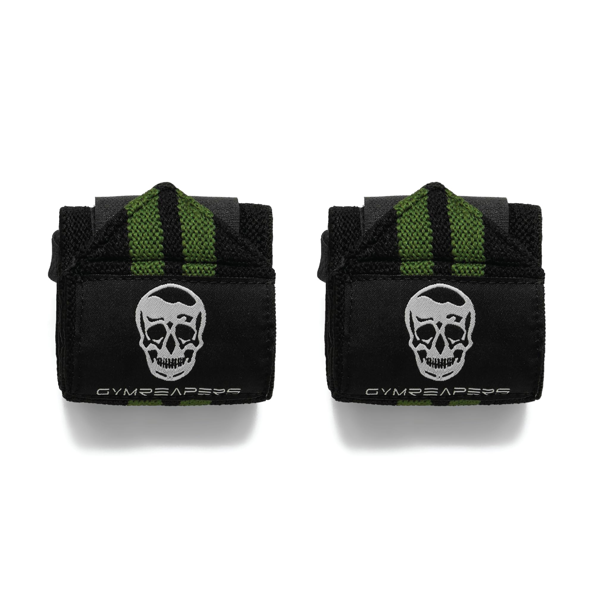 Gymreapers Weightlifting Wrist Wraps (IPF Approved) Professional Quality Wrist Support with Heavy Duty Thumb Loop - Best Wrap for Powerlifting Competition, Strength Training, Bodybuilding