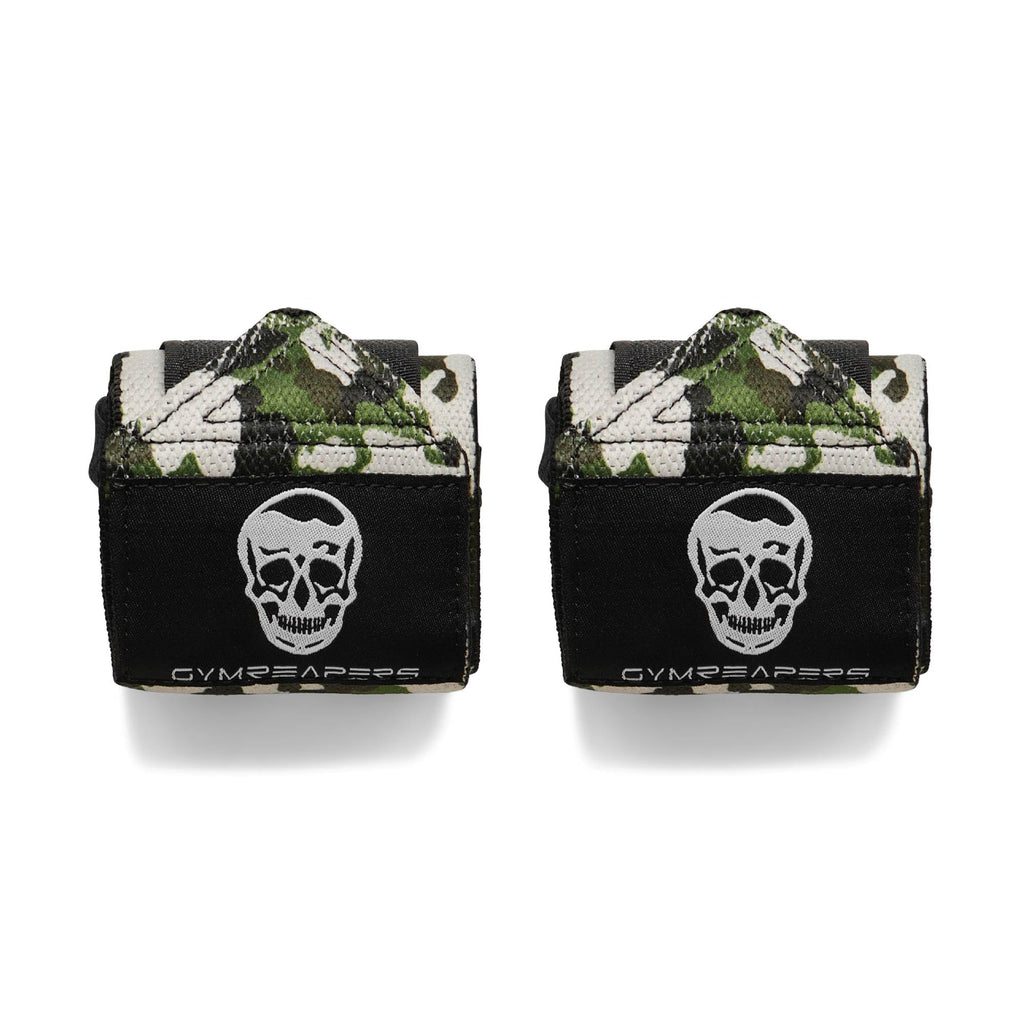 Gymreapers Weightlifting Wrist Wraps (IPF Approved) Professional Quality Wrist Support with Heavy Duty Thumb Loop - Best Wrap for Powerlifting Competition, Strength Training, Bodybuilding