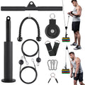 FitBeast Pulley System Gym, Cable Weight Pulley System for Gym LAT Pulldown, Biceps Curl Workout, Ideal Home Gym Equipment for Forearm, Shoulder, Strength Training