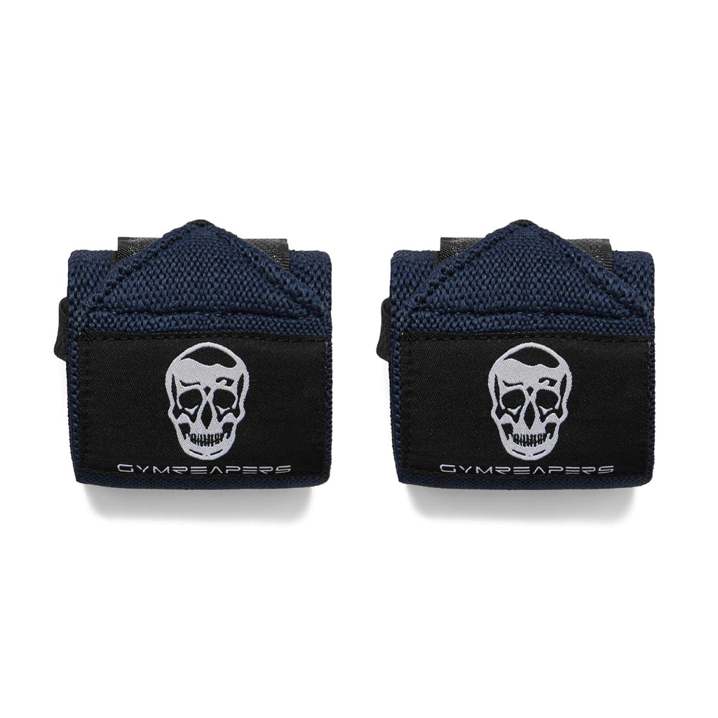 Gymreapers Weightlifting Wrist Wraps (IPF Approved) Professional Quality Wrist Support with Heavy Duty Thumb Loop - Best Wrap for Powerlifting Competition, Strength Training, Bodybuilding