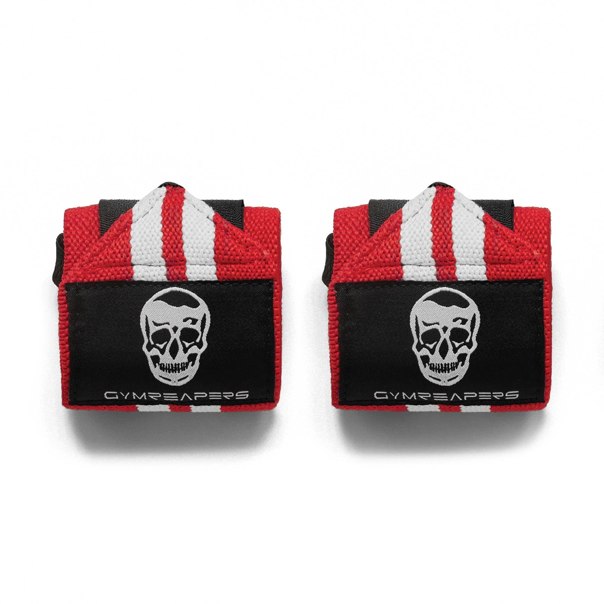 Gymreapers Weightlifting Wrist Wraps (IPF Approved) Professional Quality Wrist Support with Heavy Duty Thumb Loop - Best Wrap for Powerlifting Competition, Strength Training, Bodybuilding