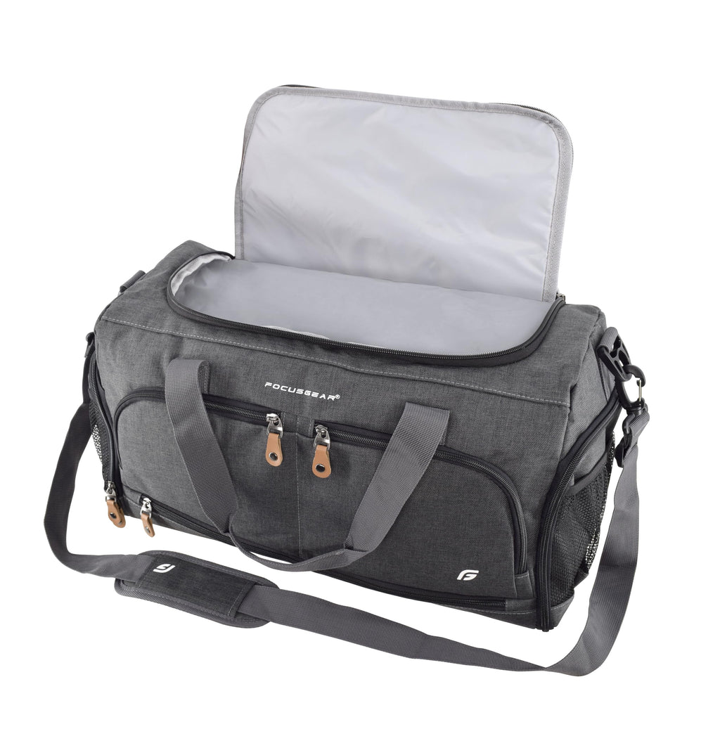 Ultimate Gym Bag 2.0: The Durable Crowdsource Designed Duffel Bag with 10 Optimal Compartments Including Water Resistant Pouch