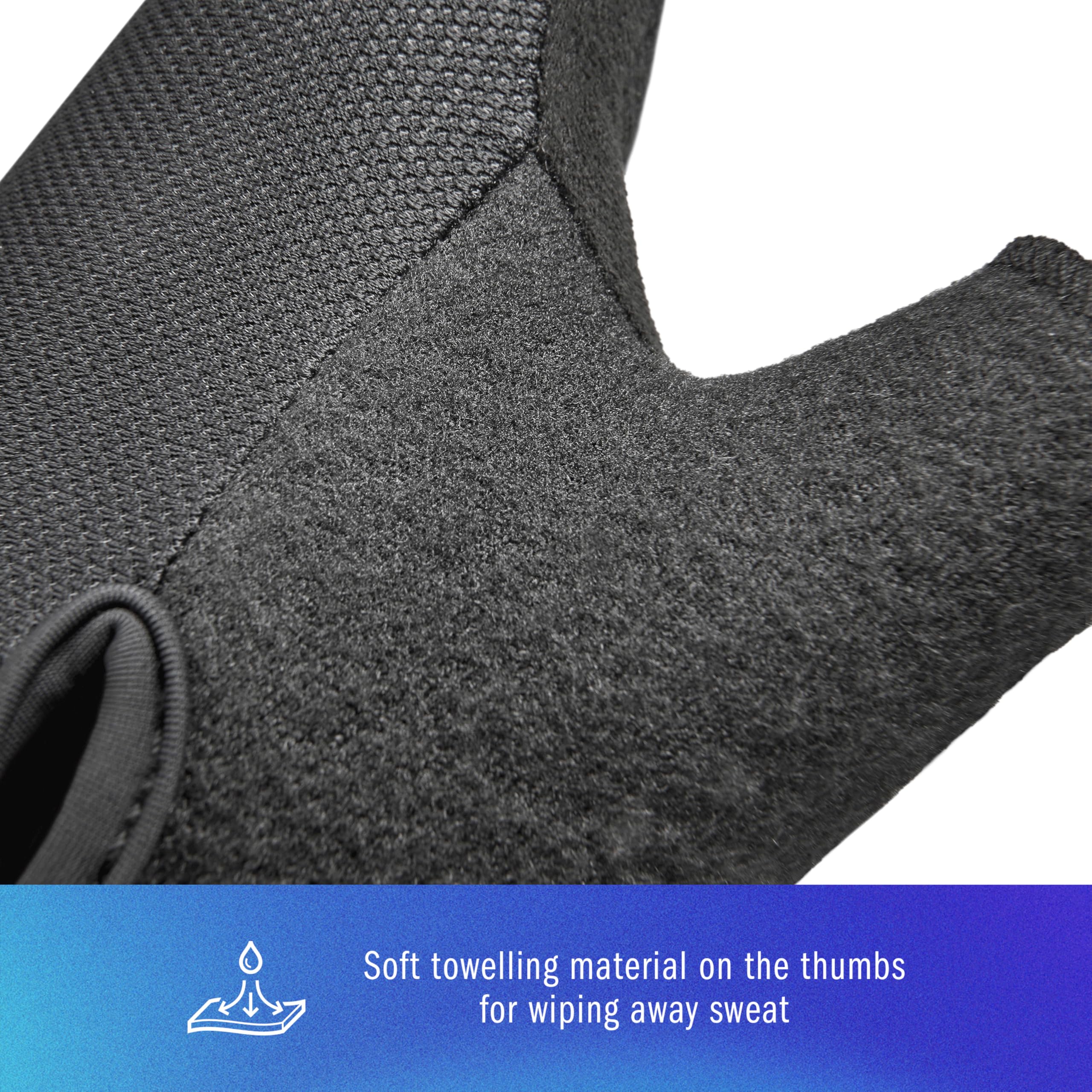 adidas Essential Training & Weightlifting Gloves, Fingerless Workout Gloves