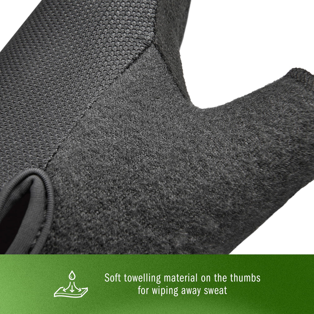 adidas Essential Training & Weightlifting Gloves, Fingerless Workout Gloves
