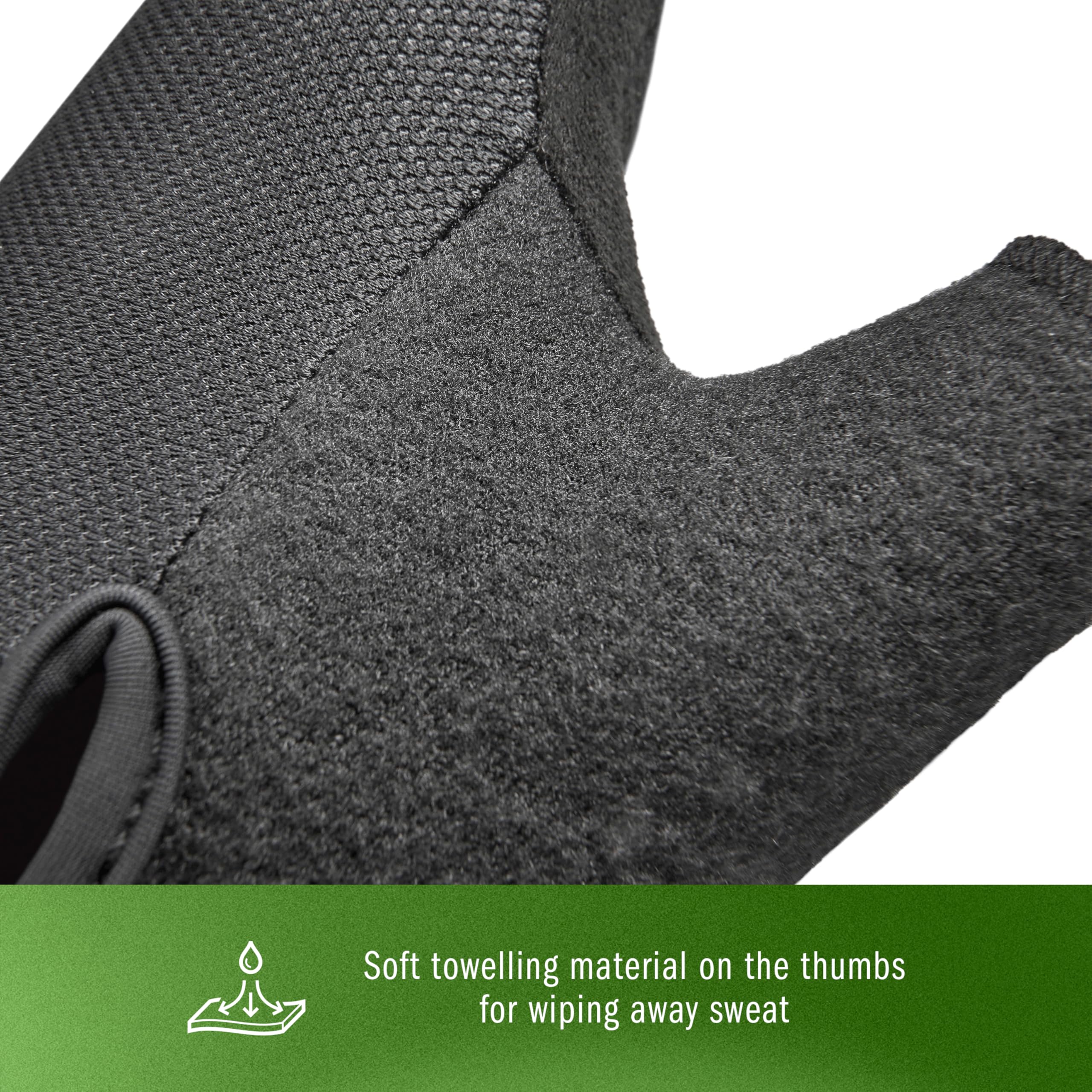 adidas Essential Training & Weightlifting Gloves, Fingerless Workout Gloves