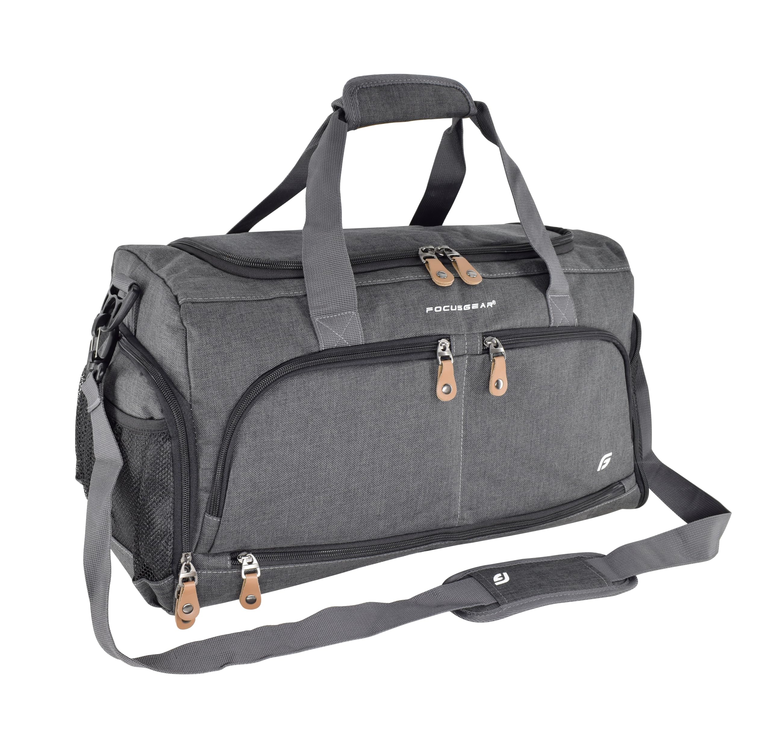 Ultimate Gym Bag 2.0: The Durable Crowdsource Designed Duffel Bag with 10 Optimal Compartments Including Water Resistant Pouch