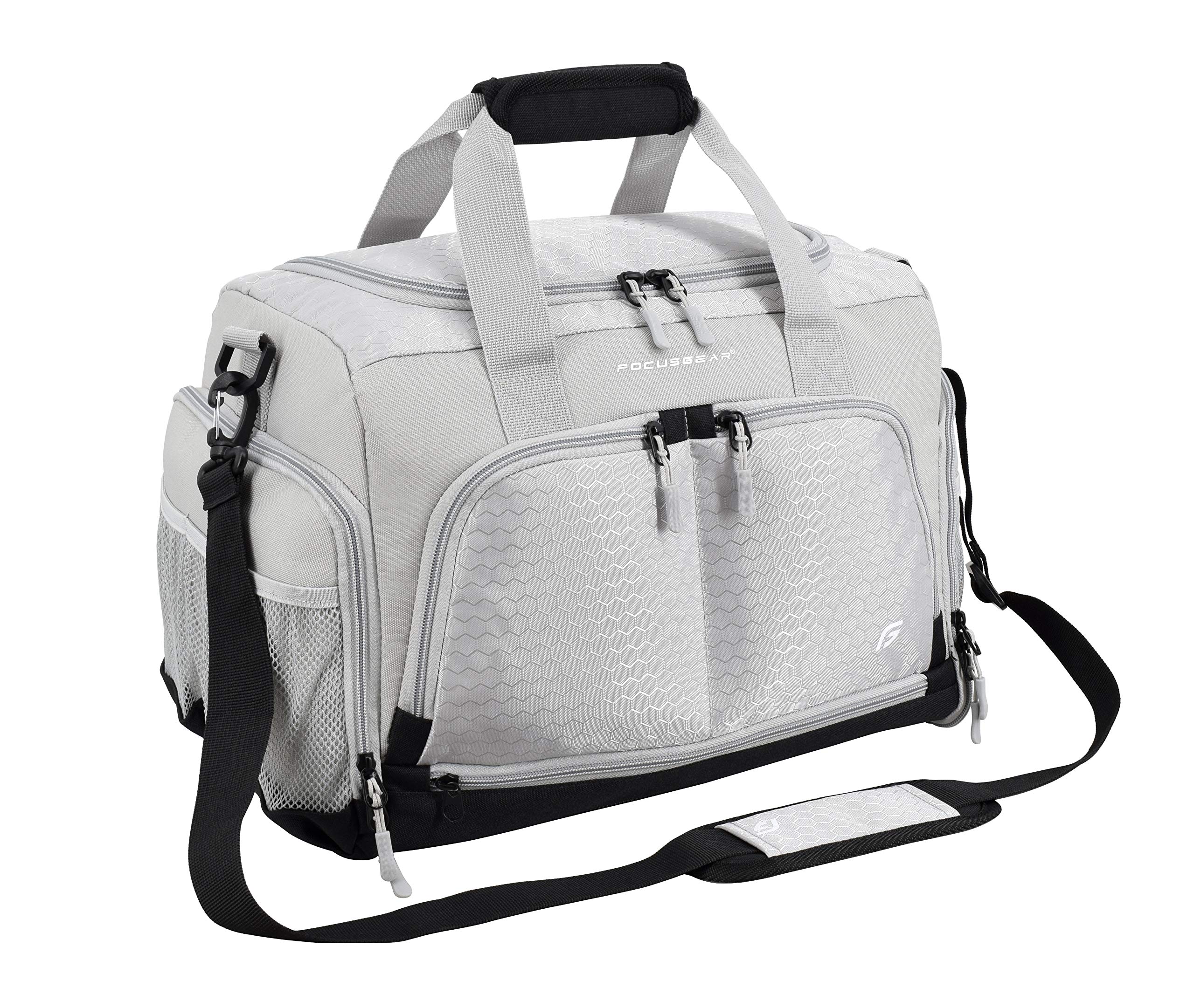 Ultimate Gym Bag 2.0: The Durable Crowdsource Designed Duffel Bag with 10 Optimal Compartments Including Water Resistant Pouch