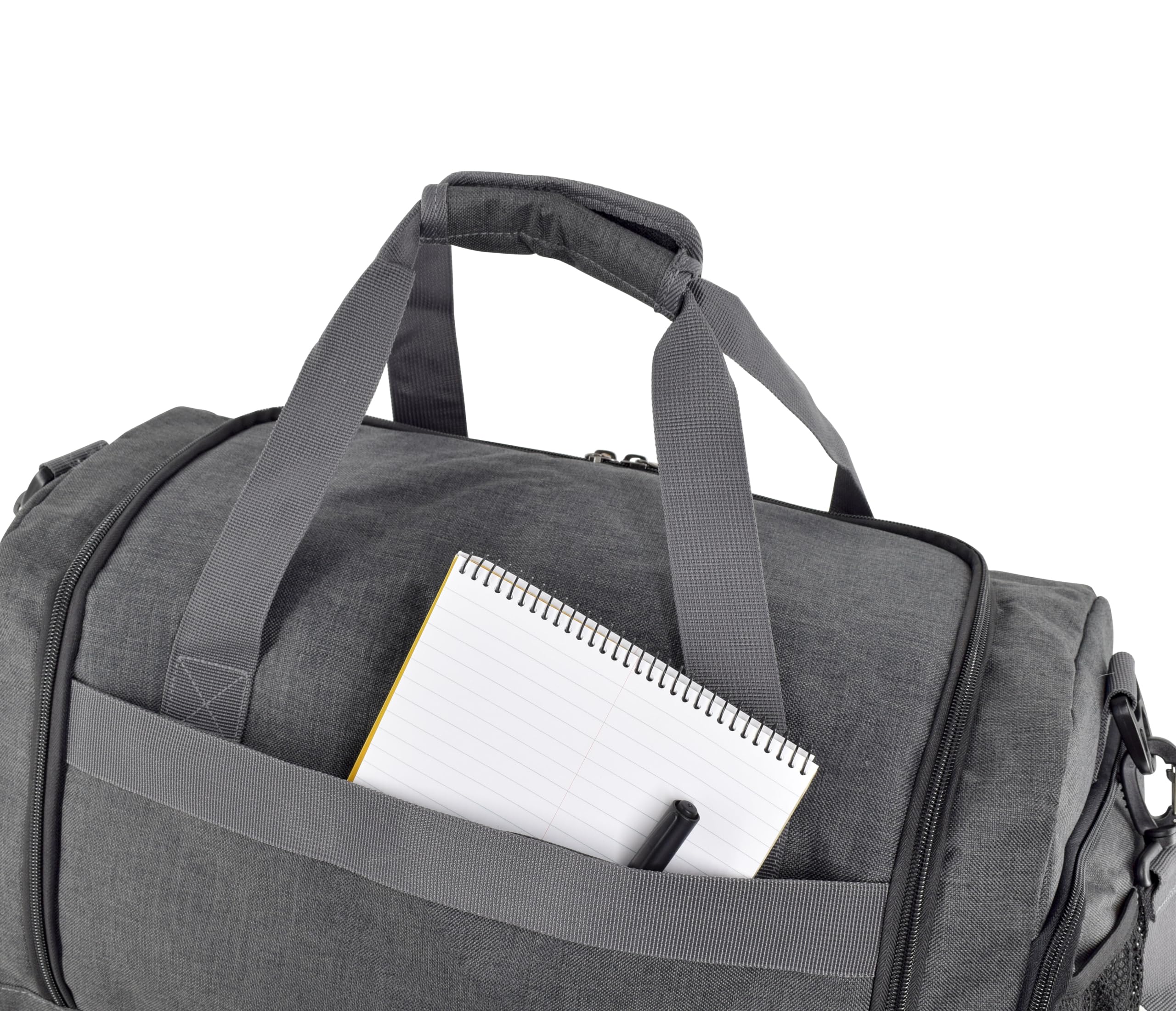 Ultimate Gym Bag 2.0: The Durable Crowdsource Designed Duffel Bag with 10 Optimal Compartments Including Water Resistant Pouch