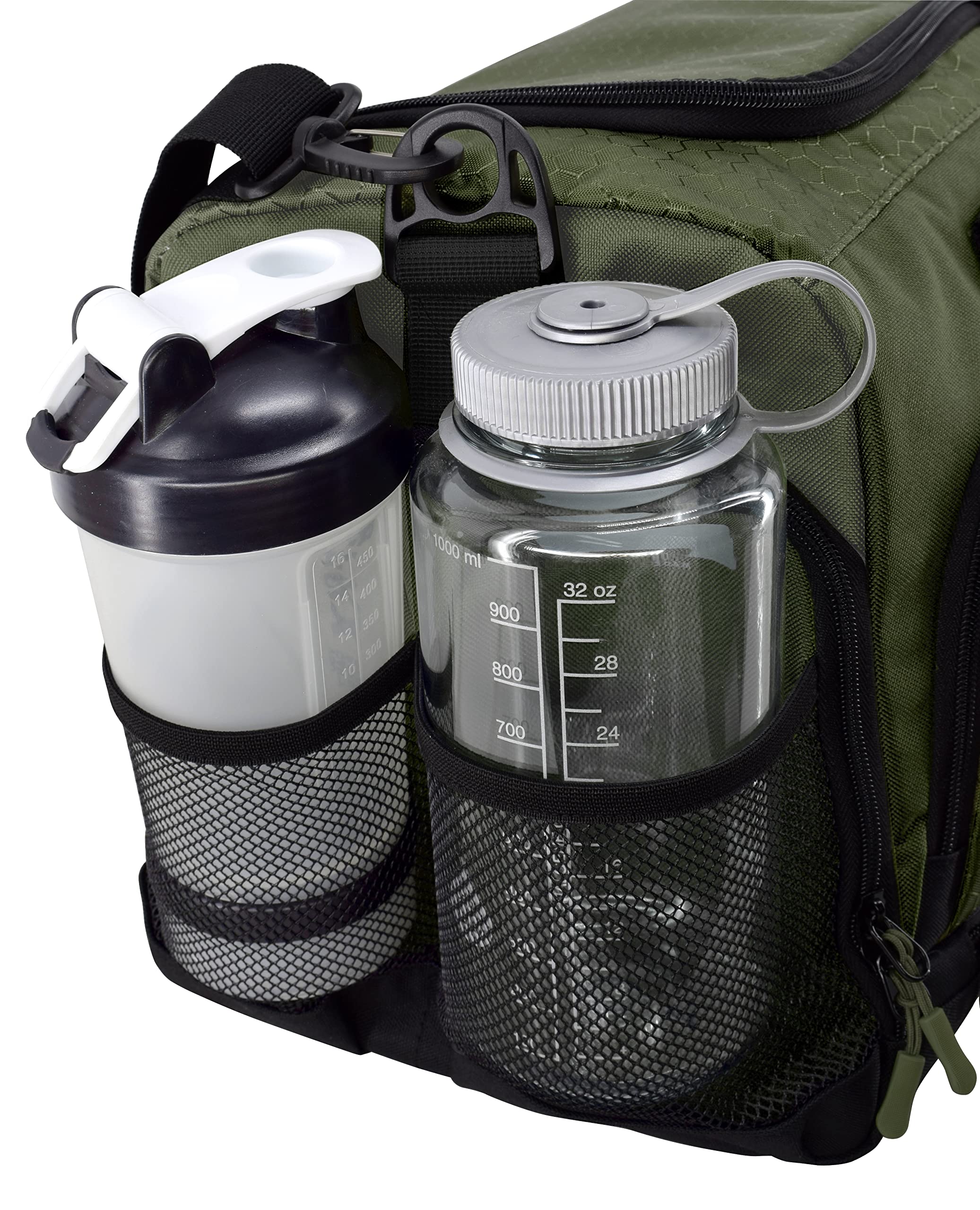 Ultimate Gym Bag 2.0: The Durable Crowdsource Designed Duffel Bag with 10 Optimal Compartments Including Water Resistant Pouch