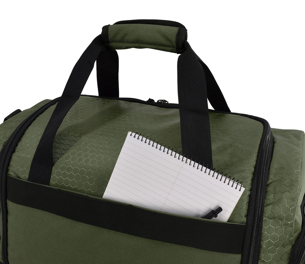 Ultimate Gym Bag 2.0: The Durable Crowdsource Designed Duffel Bag with 10 Optimal Compartments Including Water Resistant Pouch